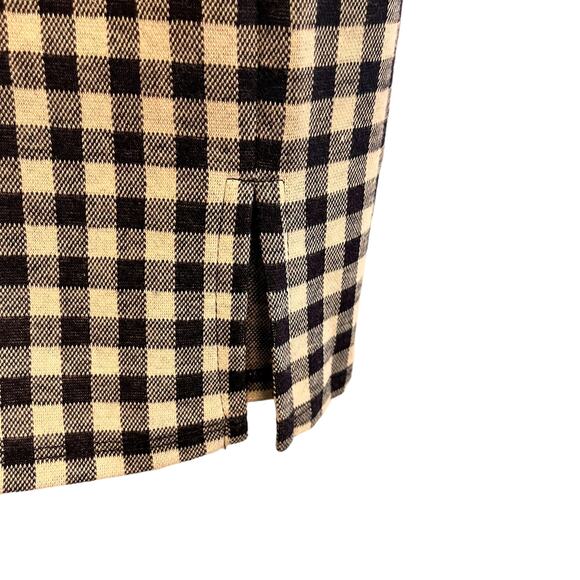 The General Good Gingham Bodycon Fitted Blue Sleeveless Dress - Picture 8 of 8